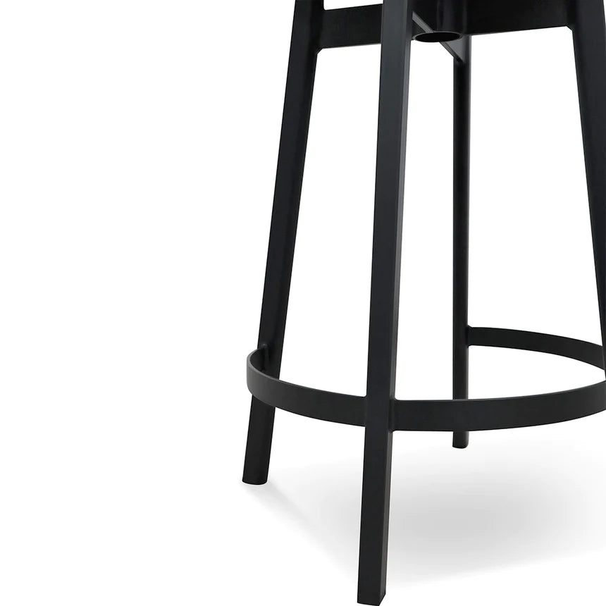 Dave 65cm Bar Stool - Black