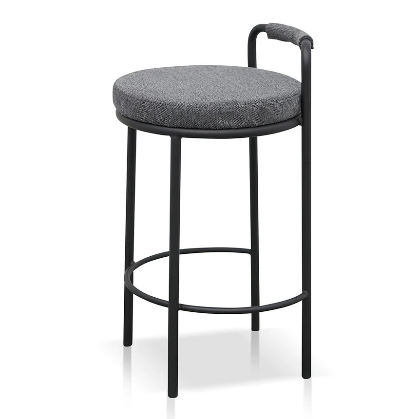 Karimi Bar Stool - Charcoal Grey (Set of 2)