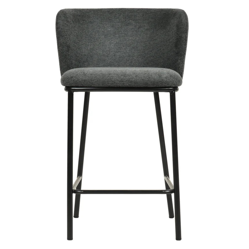 Flossie 65cm Bar Stool - Charcoal Grey (Set of 2)