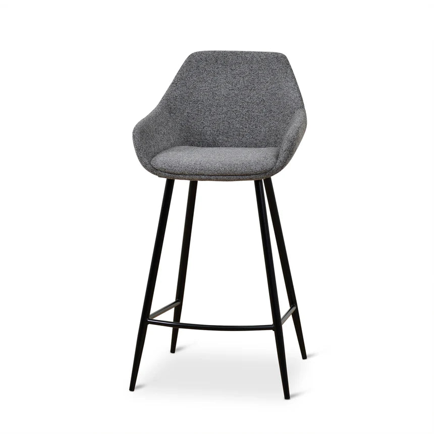 Cody Bar Stool - Charcoal- (Set of 2)