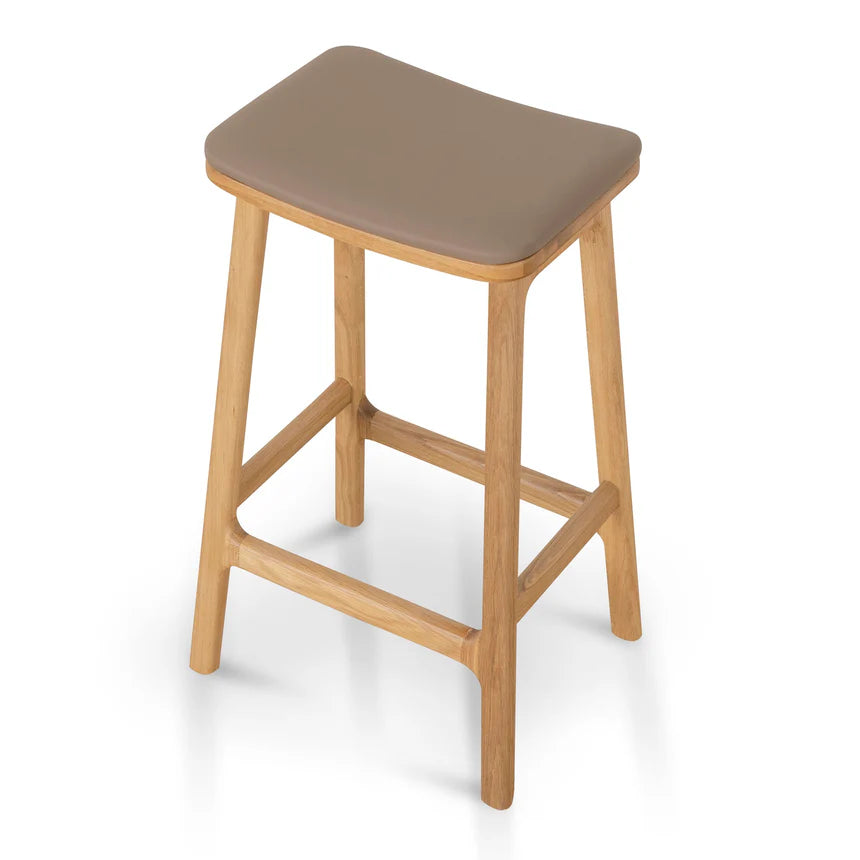 Mocha Brown Natural Bar Stool