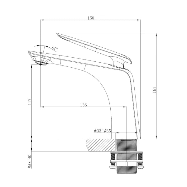 Bellino Basin Mixer Tap