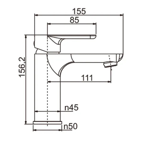 Persano Basin Mixer