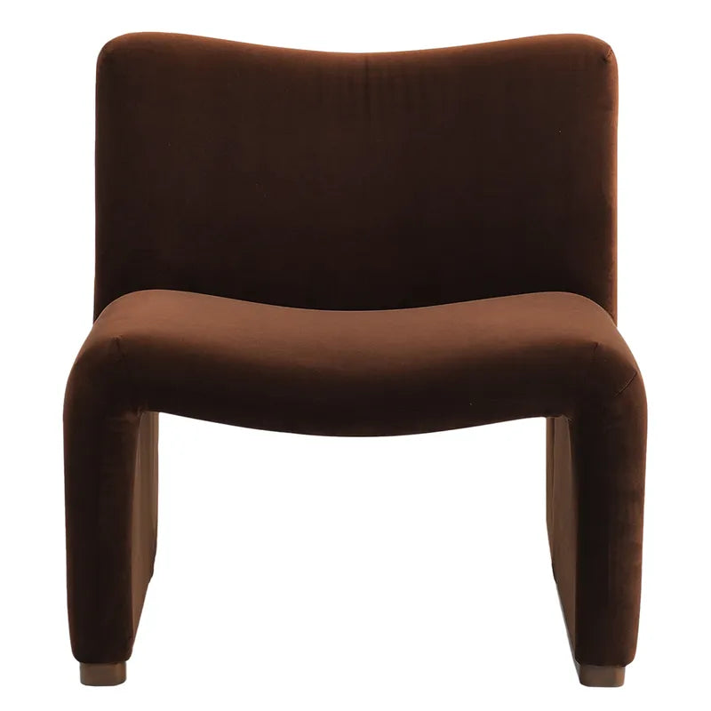 Beau Occasional Chair - Dark Chocolate Velvet