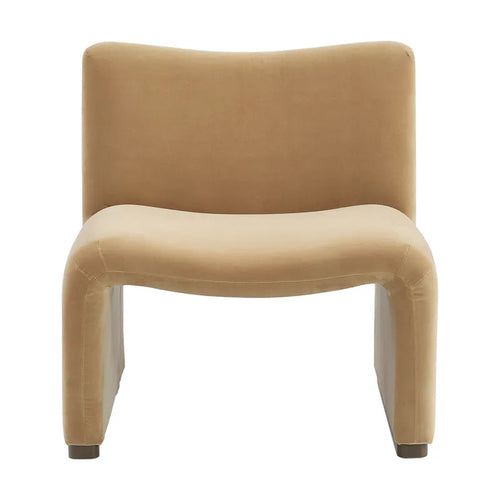 Beau Occasional Chair - Ochre Velvet