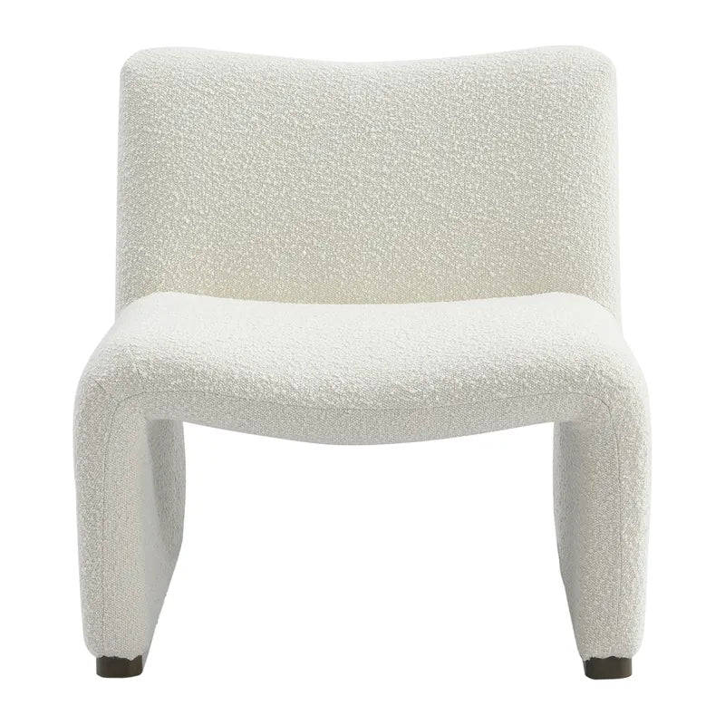 Beau Occasional Chair - White Boucle