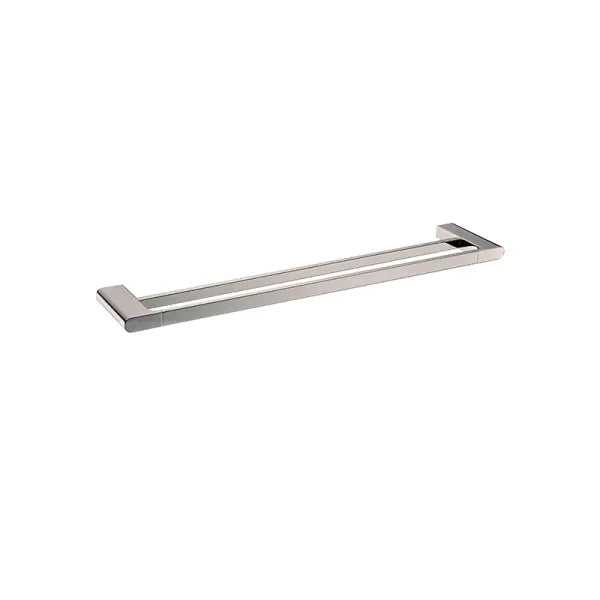 Bellino Brushed Nickel Zinc Alloy 600mm Double Towel Rail