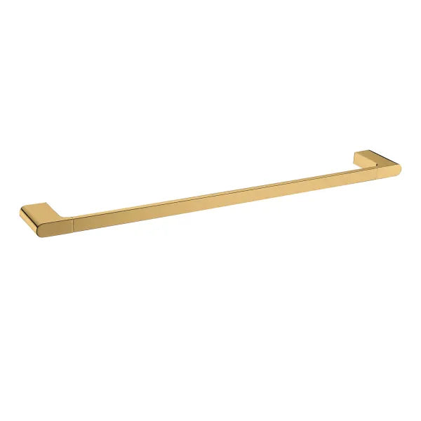 Bellino Brushed Yellow Gold Zinc Alloy 800mm Single Towel Rail