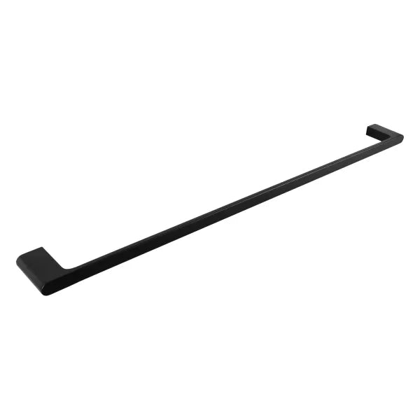 Bellino Matte Black Zinc Alloy 800mm Single Towel Rail