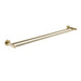  Brushed Brass Double Towel Rail