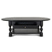 Primrose 1.4m Oval Coffee Table - Black