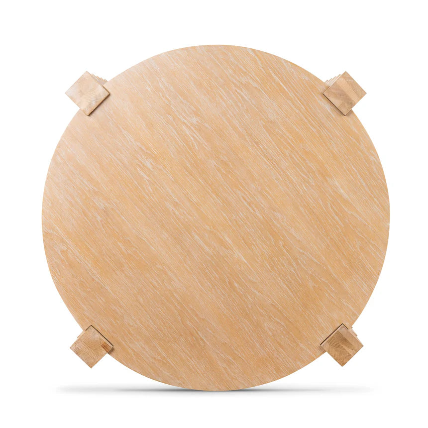 Maria 100cm Round Coffee Table - Natural