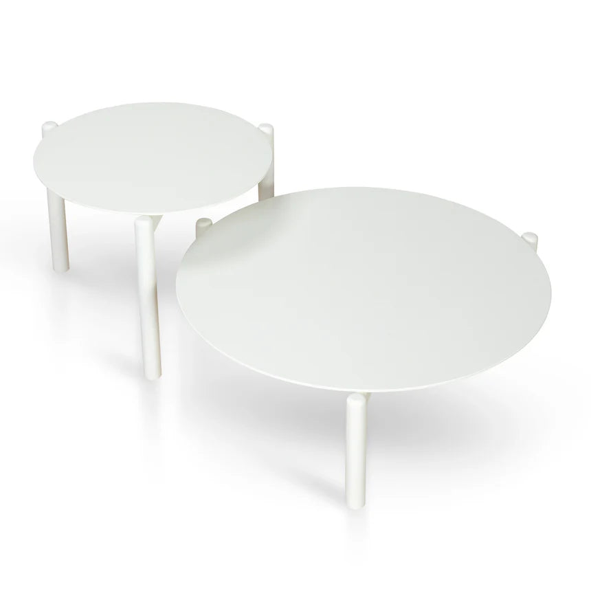 Holloway - Nest of Coffee tables - White