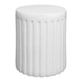 Caleb Side Table - White