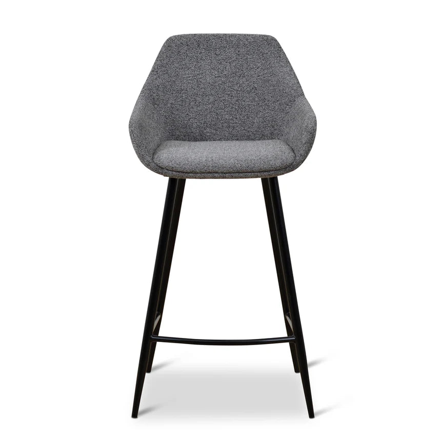 Cody Bar Stool - Charcoal- (Set of 2)