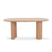 Contemporary 1.8m Oval Dining Table - Natural