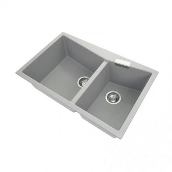 DOUBLE CONCRETE SINK