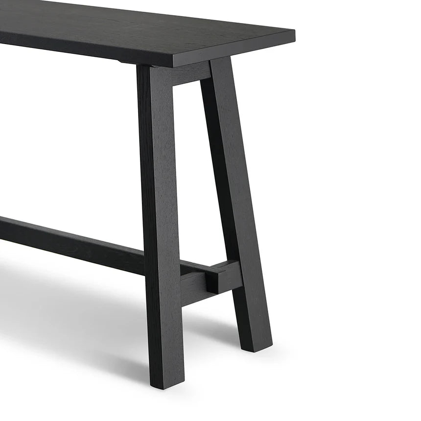 Murillo 1.2m Wooden Console Table - Full Black