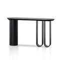 Indiana 1.4m Console Table - Full Black