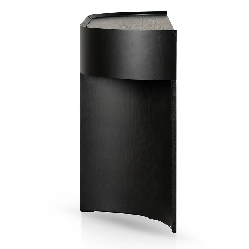 Sohvi Console Table - Textured Espresso Black