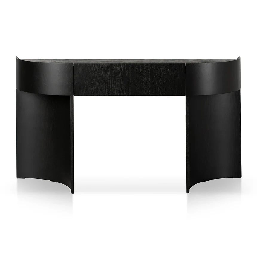 Sohvi Console Table - Textured Espresso Black