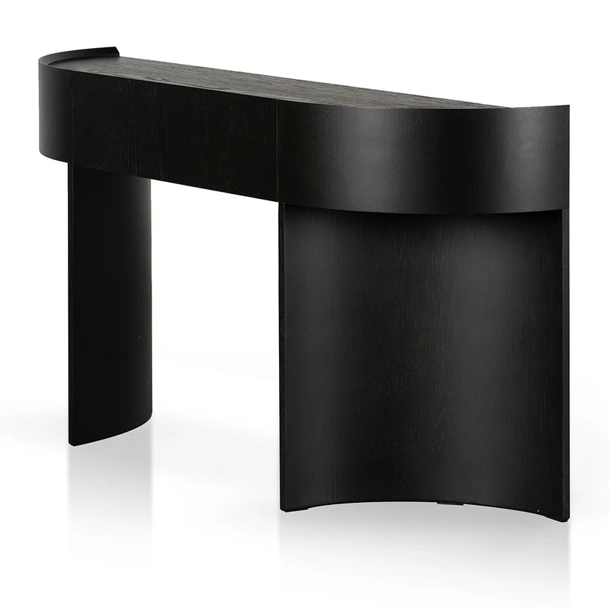 Sohvi Console Table - Textured Espresso Black