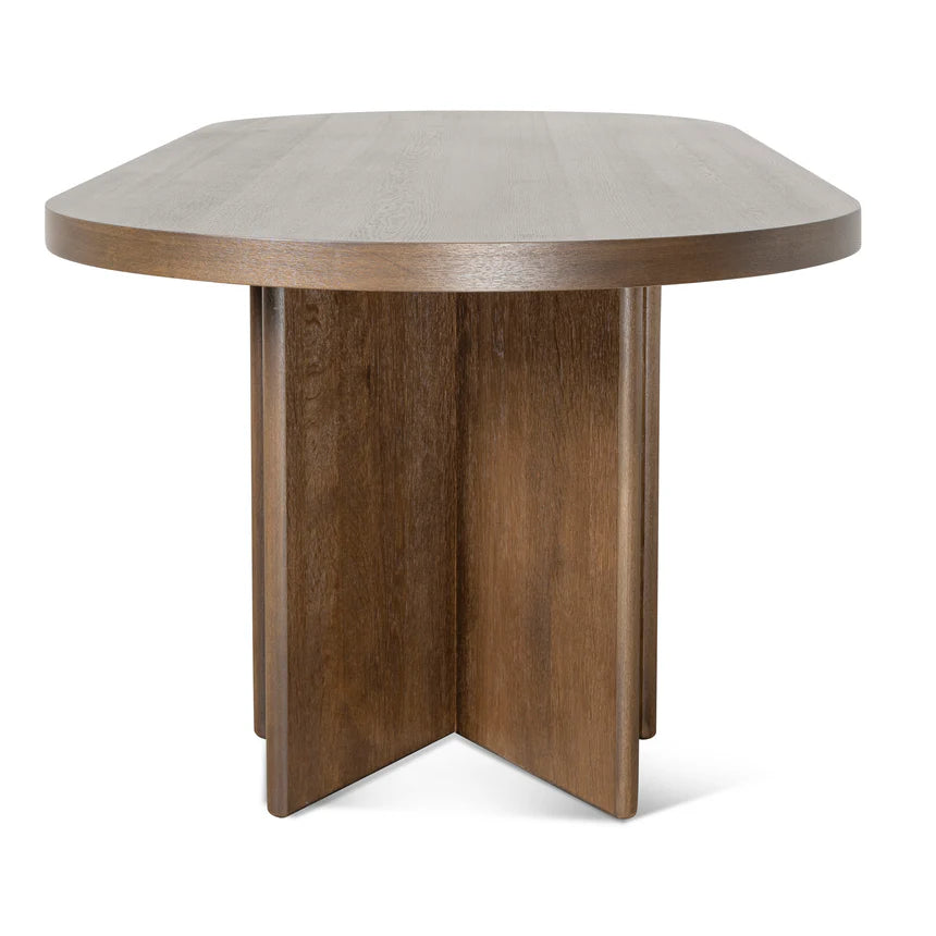 Roshan 3m Dining Table - Caramel Oak