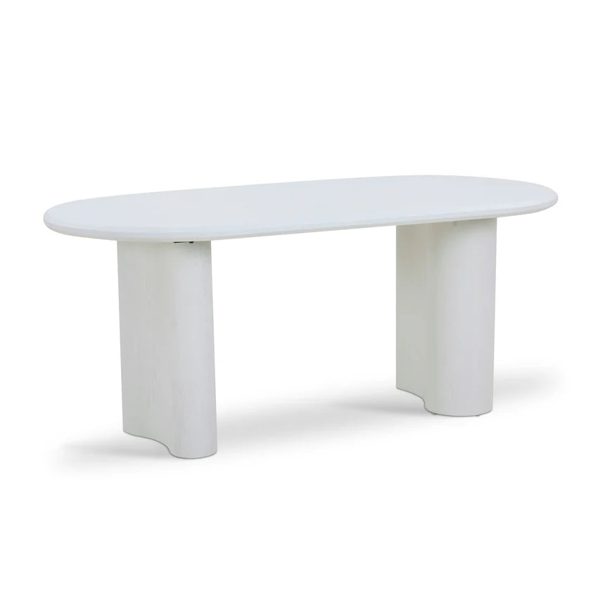 Marino 1.8m Oval Dining Table -White