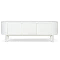 Daisy 1.6m TV Entertainment Unit - Full White