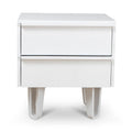 Dayton Bedside Table - Full White