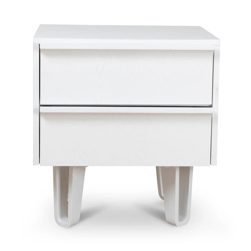 Dayton Bedside Table - Full White