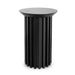 Dereck Round Side Table - Black