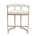 Dino Kitchen Stool - Natural Linen