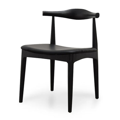 Trisha Elbow Dining Chair - Black (Set of 2) divano