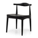 Trisha Elbow Dining Chair - Black (Set of 2) divano