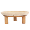Eileen Footed Bowl - Small Natural