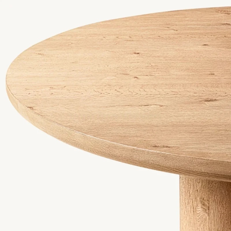 Elegant Solid Wood Contemporary Premium Plank Dining Table