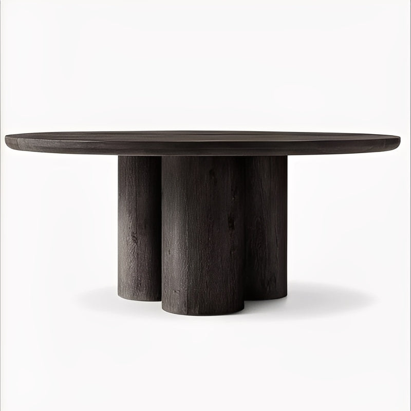 Elegant Solid Wood Contemporary Premium Plank Dining Table