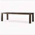 Exquisite Solid Mahogany Plank Table Crafted Dining Table