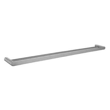 Esperia Brushed Nickel 800mm Double Towel Rail