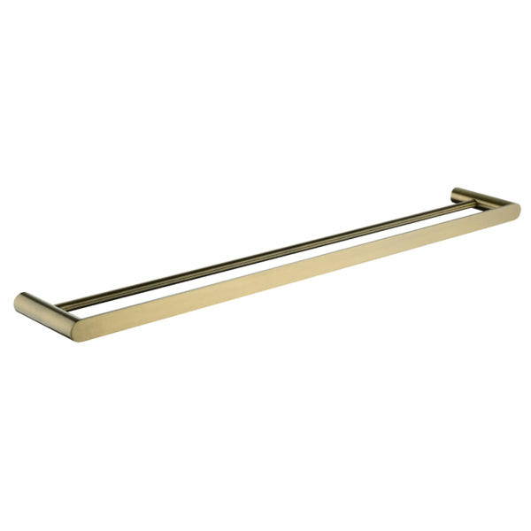 Esperia Brushed Yellow Gold 800mm Double Towel Rail