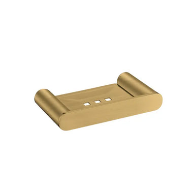 Esperia Brushed Yellow Gold Soap Dish