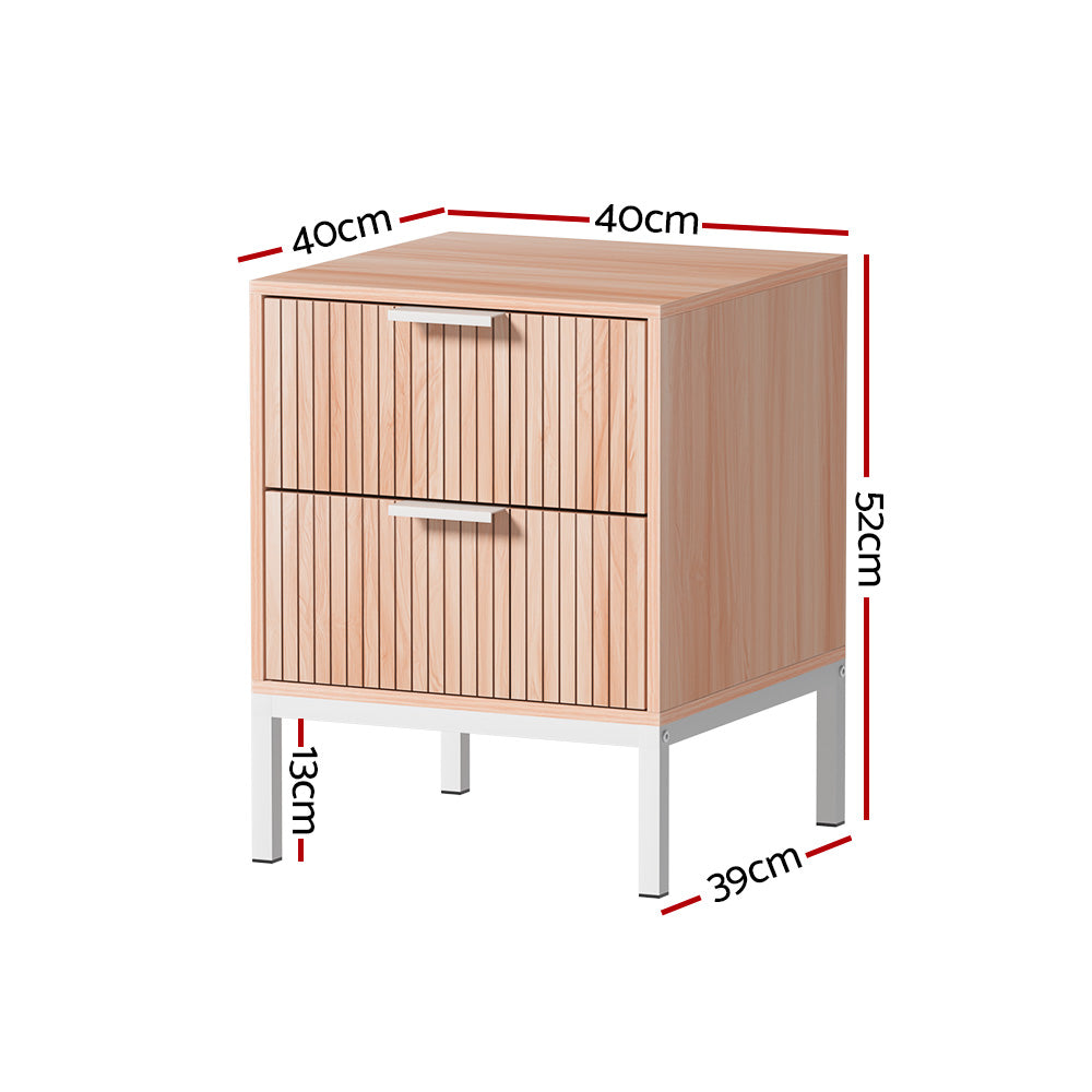 Artiss Bedside Table Drawers - LURA