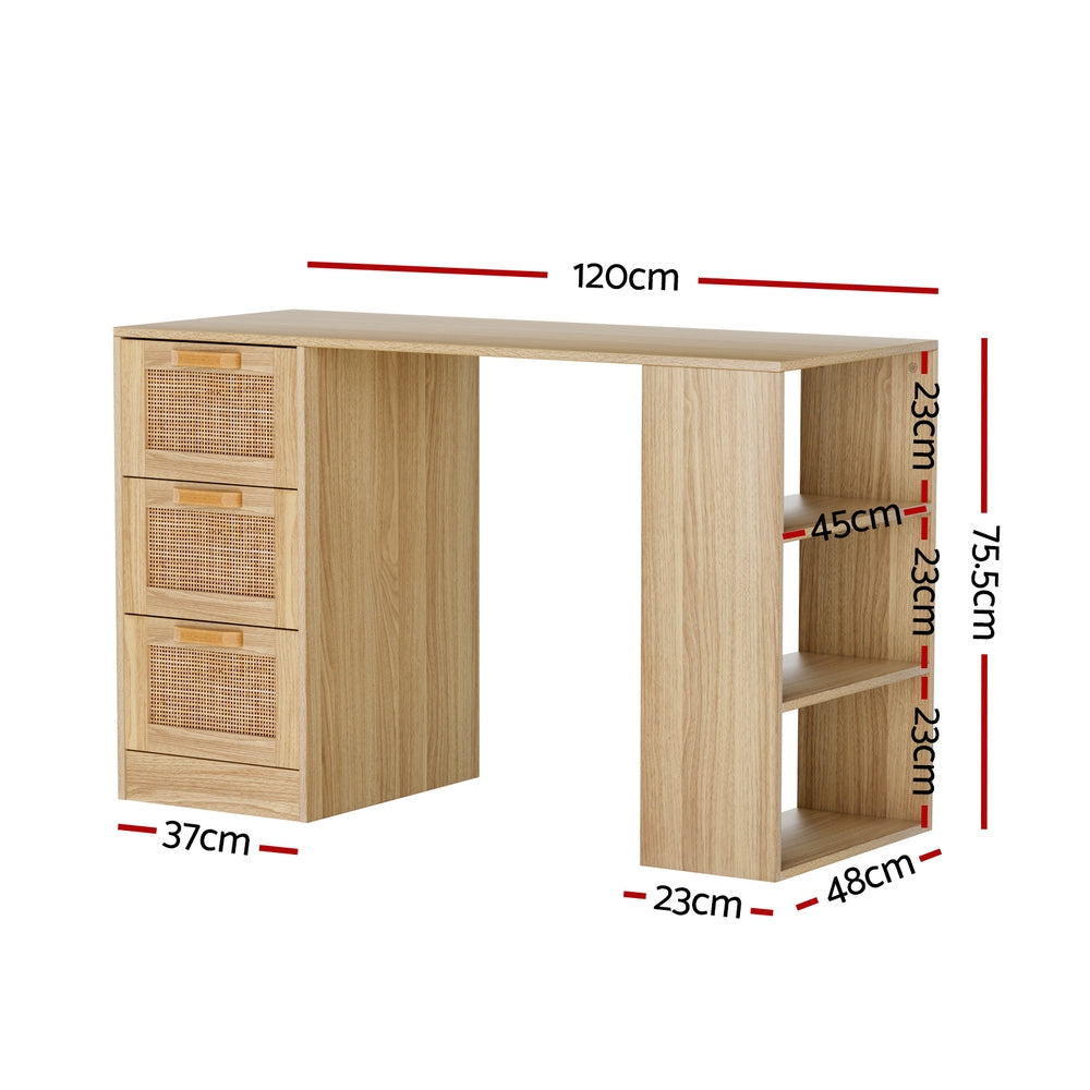 Artiss Computer Desk Drawer Shelf Home Office