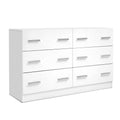 Artiss 6 Chest of Drawers - VEDA White