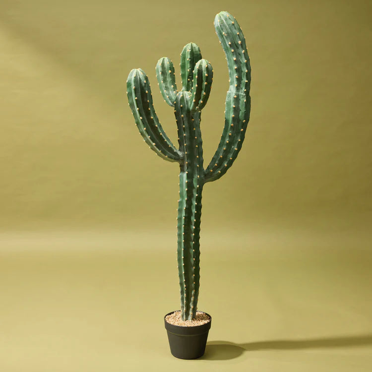 Faux Saguaro Cactus - Garden Pot | 123cm