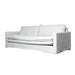 Modern Chile Style White Linen Slipcover Sofa Couch for Living Room Comfort