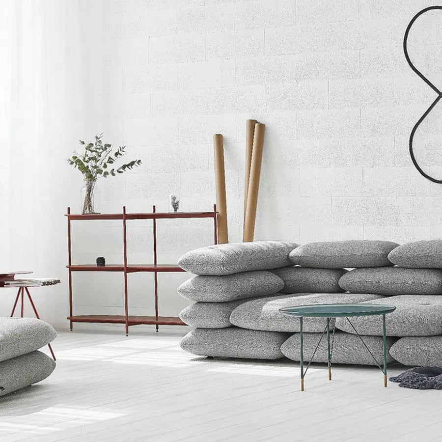 Modern Modular Velvet Fabric Sectional Sofa Set - Luxurious Living Room Couch