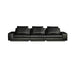 Luxurious Modular Italian Design Leather Corner Sofa Set for Living Room