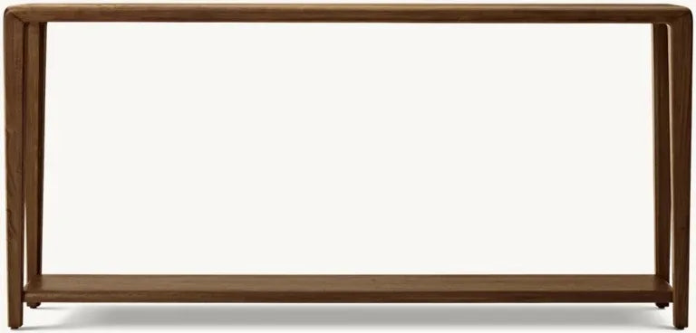 Elegant Solid Wood Console Entryway Table with Storage for Modern Living Rooms